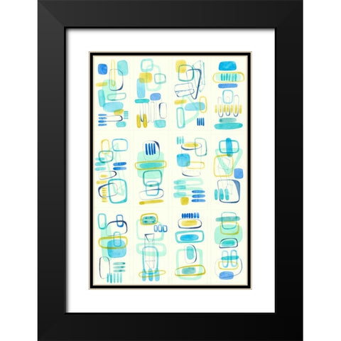 Mid Century Exploration II Black Modern Wood Framed Art Print with Double Matting by Galapon, Nikki