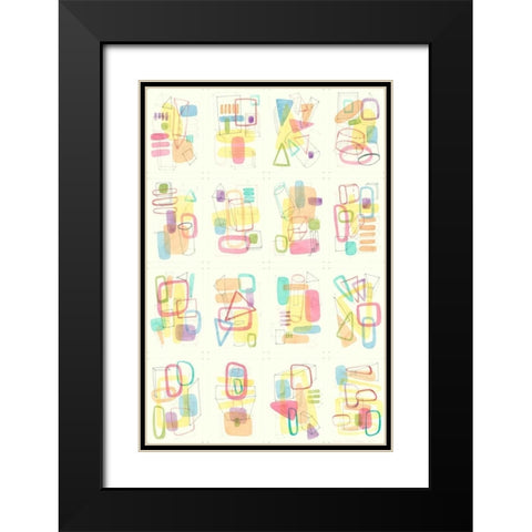 Mid Century Exploration III Black Modern Wood Framed Art Print with Double Matting by Galapon, Nikki