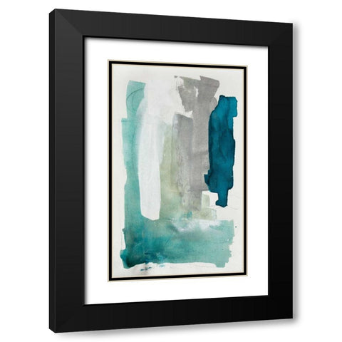 Seaglass III Black Modern Wood Framed Art Print with Double Matting by Contacessi, Julia