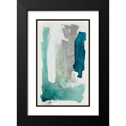 Seaglass III Black Modern Wood Framed Art Print with Double Matting by Contacessi, Julia