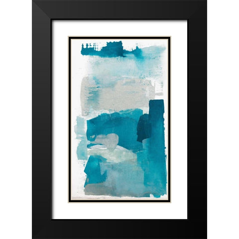 Seaglass IV Black Modern Wood Framed Art Print with Double Matting by Contacessi, Julia