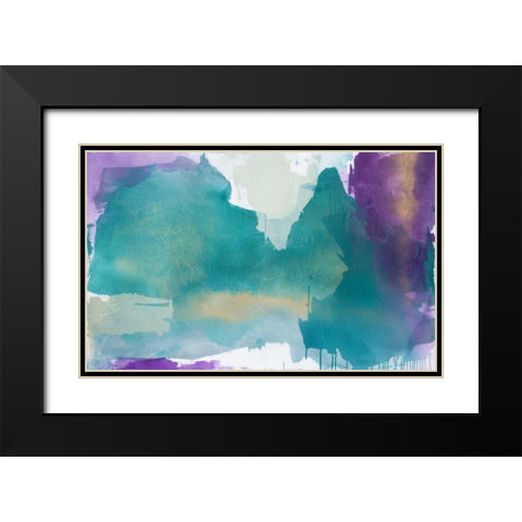 Royal Velvet I Black Modern Wood Framed Art Print with Double Matting by Contacessi, Julia