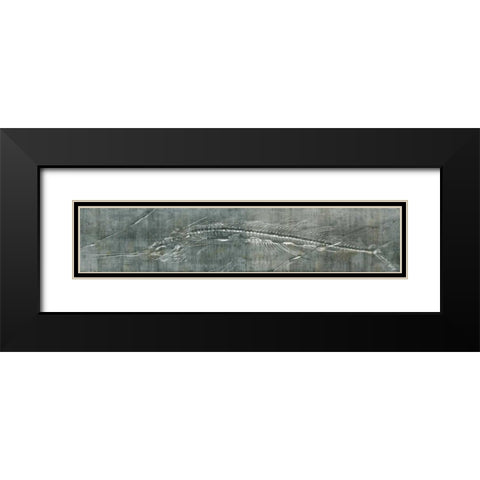 Fossil Imprint I Black Modern Wood Framed Art Print with Double Matting by Butler, John