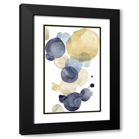Asteroid Drift I Black Modern Wood Framed Art Print with Double Matting by Popp, Grace