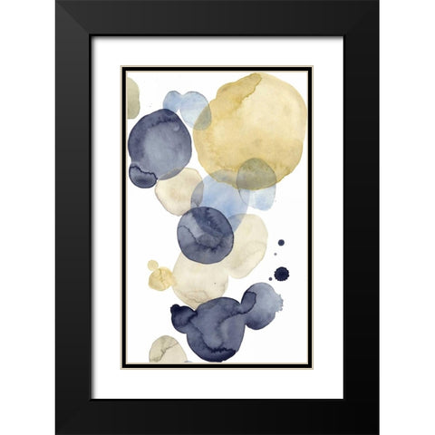 Asteroid Drift I Black Modern Wood Framed Art Print with Double Matting by Popp, Grace