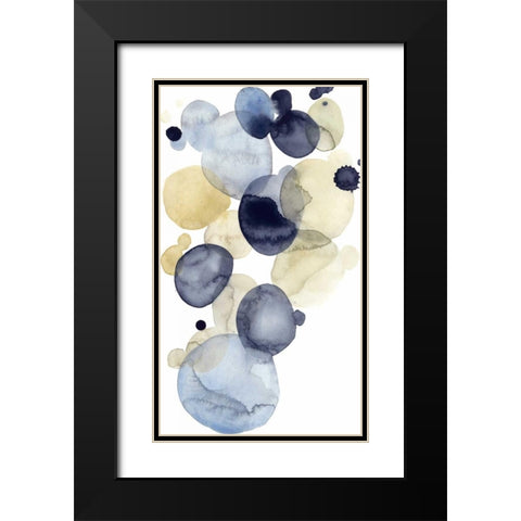 Asteroid Drift II Black Modern Wood Framed Art Print with Double Matting by Popp, Grace