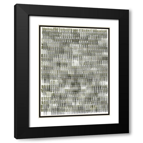 Woven Reeds I Black Modern Wood Framed Art Print with Double Matting by McCavitt, Naomi