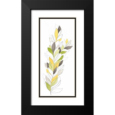 Petiole I Black Modern Wood Framed Art Print with Double Matting by Vess, June Erica