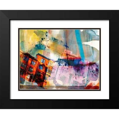 San Francisco Buildings III Black Modern Wood Framed Art Print with Double Matting by Jasper, Sisa