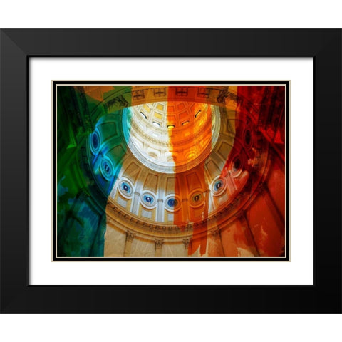 Denver Capitol I Black Modern Wood Framed Art Print with Double Matting by Jasper, Sisa