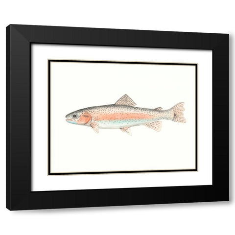 Watercolor Deep Sea Fish II Black Modern Wood Framed Art Print with Double Matting by McCavitt, Naomi