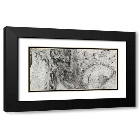 Amalgam II Black Modern Wood Framed Art Print with Double Matting by Guthrie, Jenna