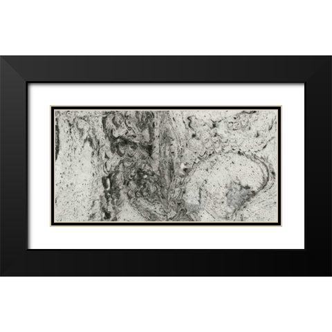 Amalgam II Black Modern Wood Framed Art Print with Double Matting by Guthrie, Jenna