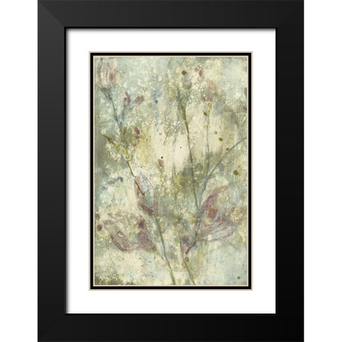 Flower Dream I Black Modern Wood Framed Art Print with Double Matting by Goldberger, Jennifer