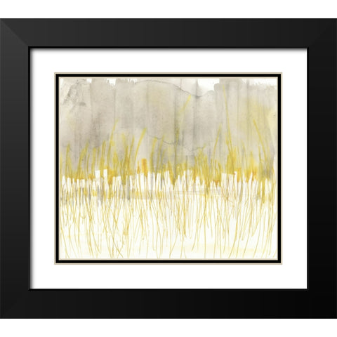 Winter Grasses I Black Modern Wood Framed Art Print with Double Matting by Goldberger, Jennifer
