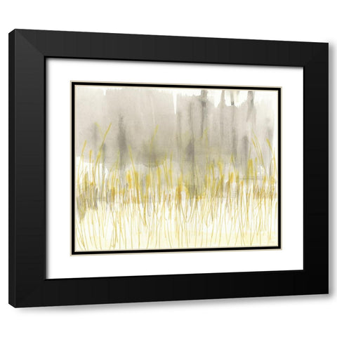 Winter Grasses II Black Modern Wood Framed Art Print with Double Matting by Goldberger, Jennifer