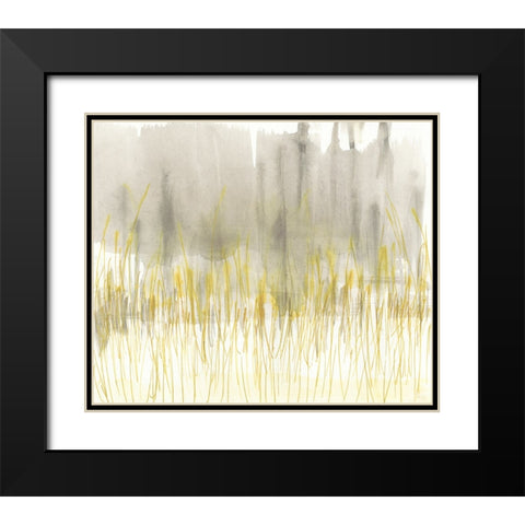 Winter Grasses II Black Modern Wood Framed Art Print with Double Matting by Goldberger, Jennifer