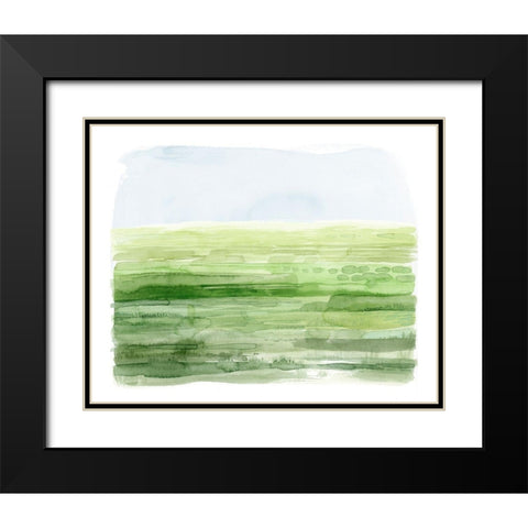 Emerald Moors II Black Modern Wood Framed Art Print with Double Matting by Popp, Grace