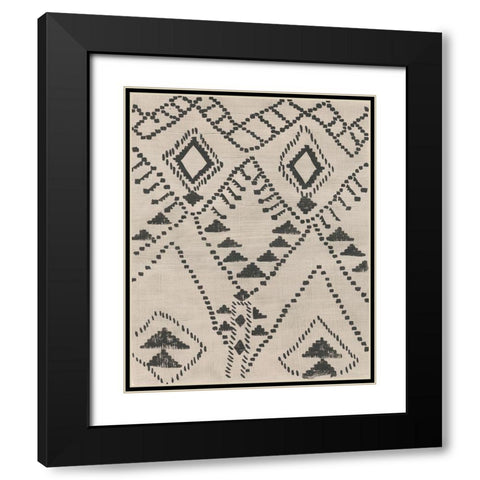 Voyager II Black Modern Wood Framed Art Print with Double Matting by Zarris, Chariklia