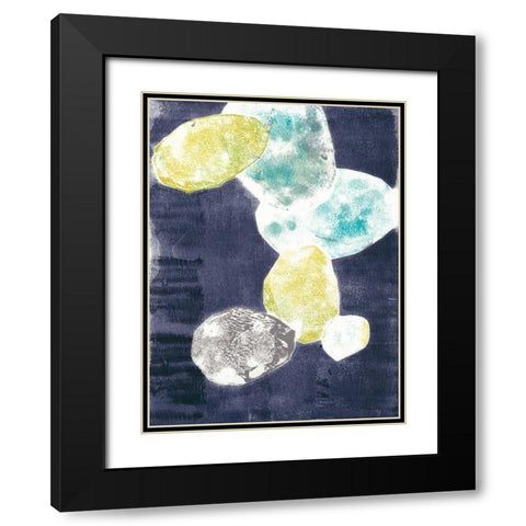 Rock Print I Black Modern Wood Framed Art Print with Double Matting by Goldberger, Jennifer