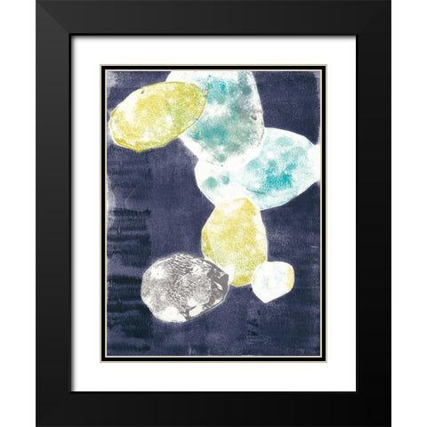 Rock Print I Black Modern Wood Framed Art Print with Double Matting by Goldberger, Jennifer