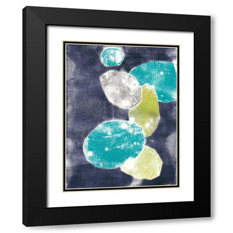 Rock Print II Black Modern Wood Framed Art Print with Double Matting by Goldberger, Jennifer