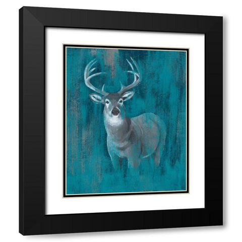 Contemporary White-Tail I Black Modern Wood Framed Art Print with Double Matting by Popp, Grace