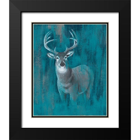 Contemporary White-Tail I Black Modern Wood Framed Art Print with Double Matting by Popp, Grace