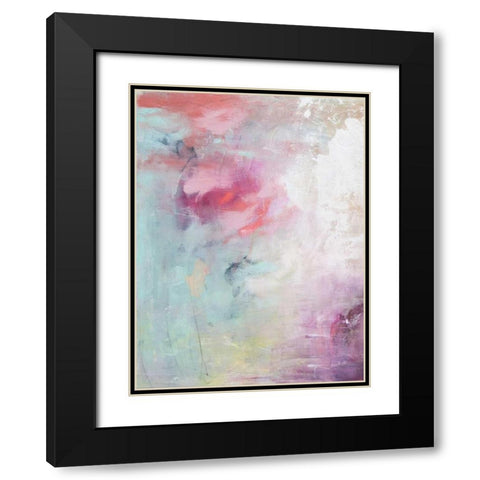 Pastel Terrain I Black Modern Wood Framed Art Print with Double Matting by Contacessi, Julia
