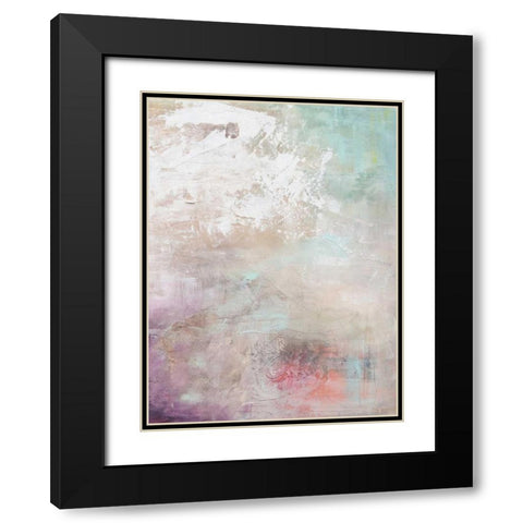Pastel Terrain II Black Modern Wood Framed Art Print with Double Matting by Contacessi, Julia