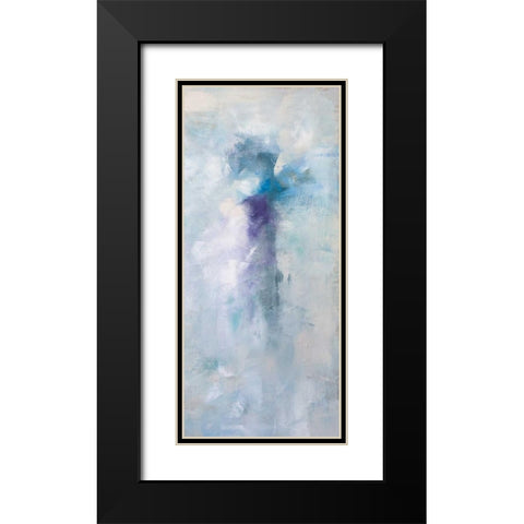 Plume II Black Modern Wood Framed Art Print with Double Matting by Contacessi, Julia