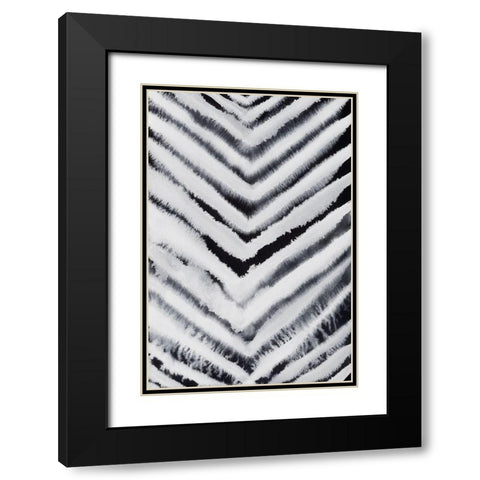 Electrified II Black Modern Wood Framed Art Print with Double Matting by Popp, Grace