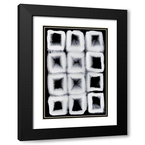 Electrified IV Black Modern Wood Framed Art Print with Double Matting by Popp, Grace