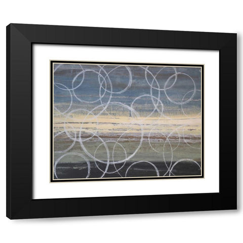 Coin Toss II Black Modern Wood Framed Art Print with Double Matting by Avondet, Natalie