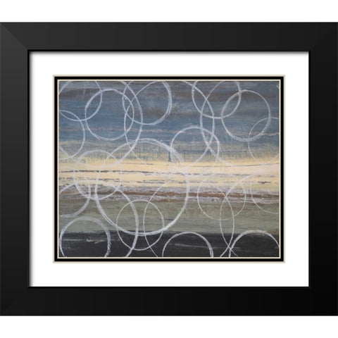 Coin Toss II Black Modern Wood Framed Art Print with Double Matting by Avondet, Natalie