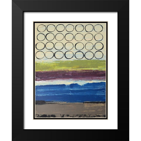 Grape Soda I Black Modern Wood Framed Art Print with Double Matting by Avondet, Natalie