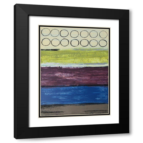 Grape Soda II Black Modern Wood Framed Art Print with Double Matting by Avondet, Natalie