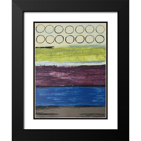 Grape Soda II Black Modern Wood Framed Art Print with Double Matting by Avondet, Natalie