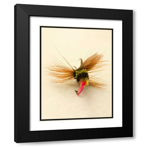 Macro Lure IV Black Modern Wood Framed Art Print with Double Matting by Stalus, Judy