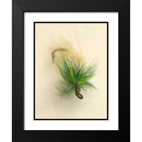 Macro Lure VI Black Modern Wood Framed Art Print with Double Matting by Stalus, Judy