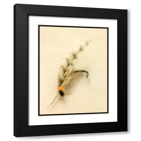 Macro Lure IX Black Modern Wood Framed Art Print with Double Matting by Stalus, Judy