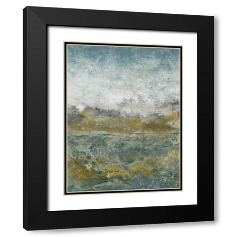 Aquatic Range I Black Modern Wood Framed Art Print with Double Matting by OToole, Tim