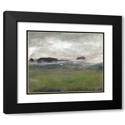 Along the Island I Black Modern Wood Framed Art Print with Double Matting by Gordon, Sharon