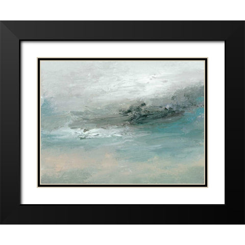 Tidal Pool II Black Modern Wood Framed Art Print with Double Matting by Gordon, Sharon