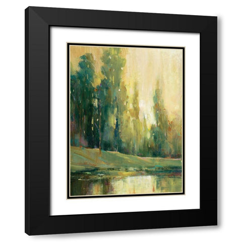 Fishing Spot II Black Modern Wood Framed Art Print with Double Matting by OToole, Tim