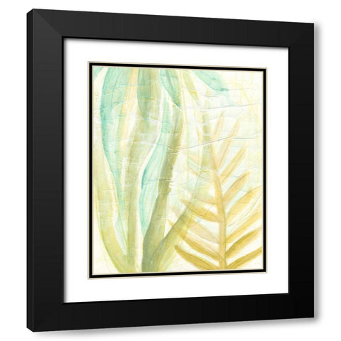 Tropical Inference I Black Modern Wood Framed Art Print with Double Matting by Vess, June Erica
