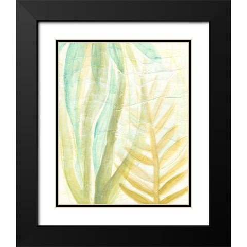 Tropical Inference I Black Modern Wood Framed Art Print with Double Matting by Vess, June Erica