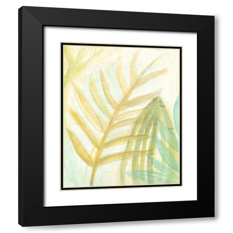 Tropical Inference II Black Modern Wood Framed Art Print with Double Matting by Vess, June Erica