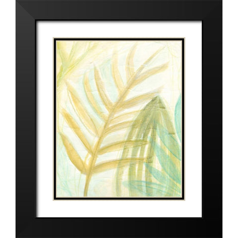 Tropical Inference II Black Modern Wood Framed Art Print with Double Matting by Vess, June Erica