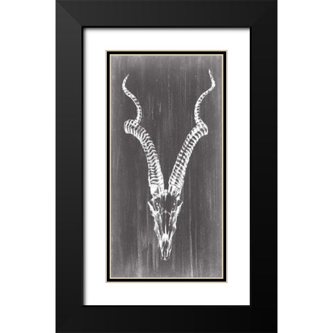 Elongated Mount I Black Modern Wood Framed Art Print with Double Matting by Harper, Ethan